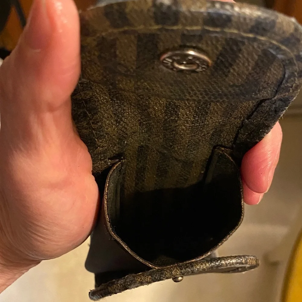 brown cigarette case , vintage , with peeling on the sides - Picture 5 of 5